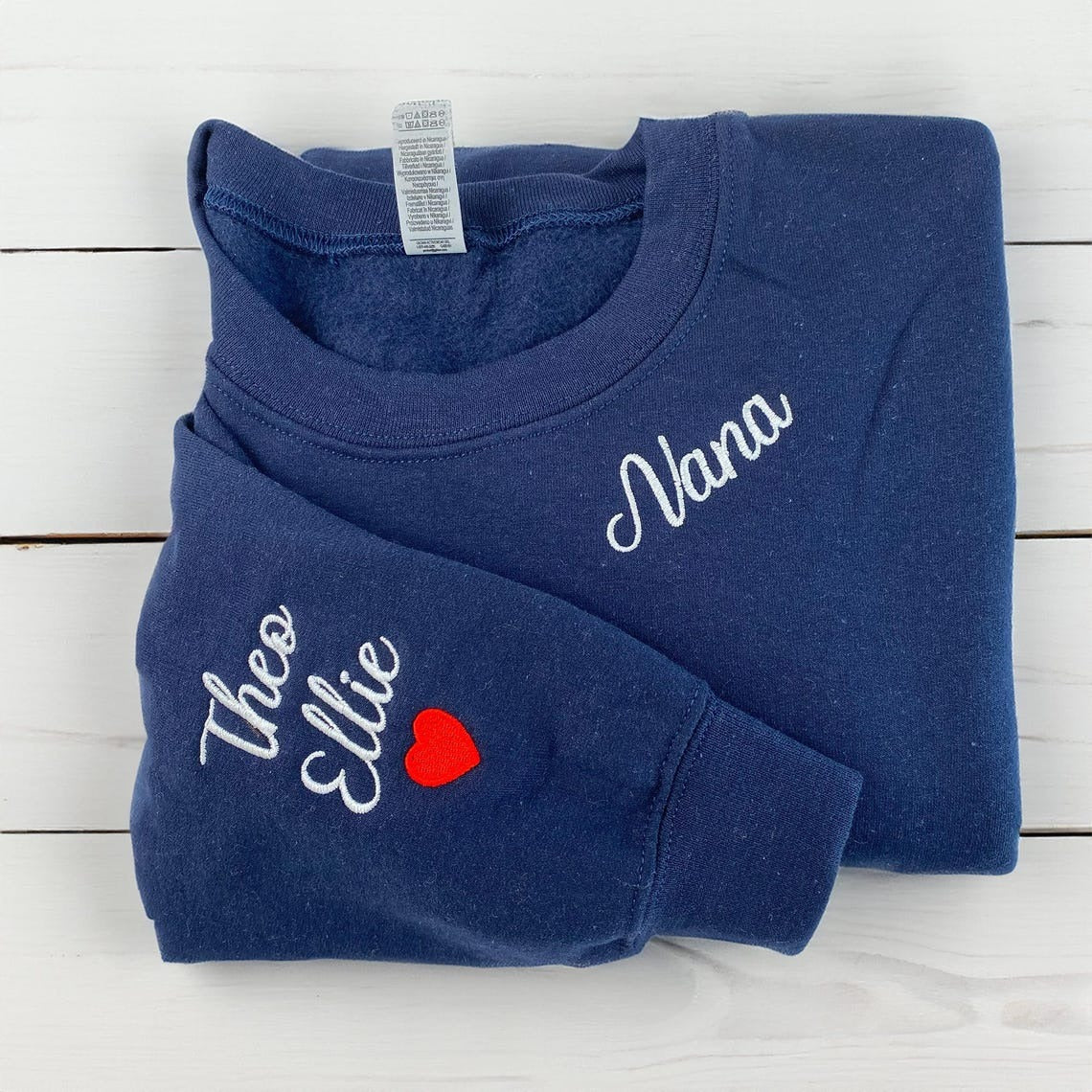 Custom Mama Embroidered Sweatshirt, Custom Mama Crewneck With Kids Names, Personalized  Mom Sweatshirt, Gift For Mom, Mother's Day Gift