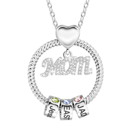 Custom Love Horoscope Necklace For Mom/Dad