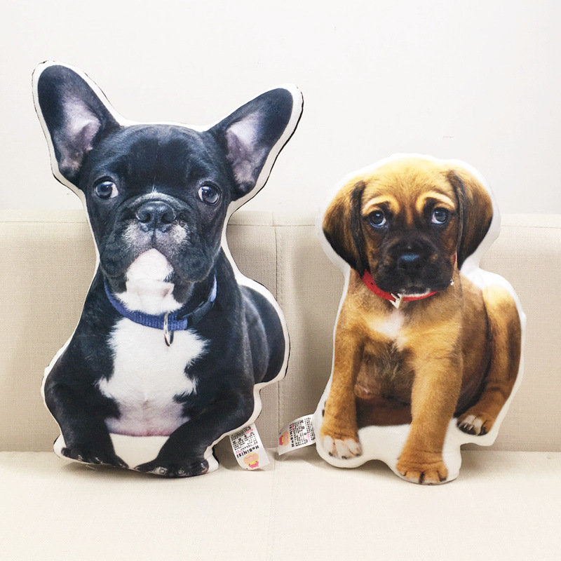 3D Personalized pet photo cushion animal pillow