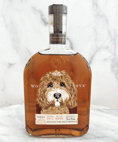 Custom Whiskey Bottles with Pet Portraits