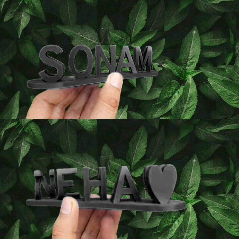 Dual Name Illusion Love 3D Printed as Sweet Gifts