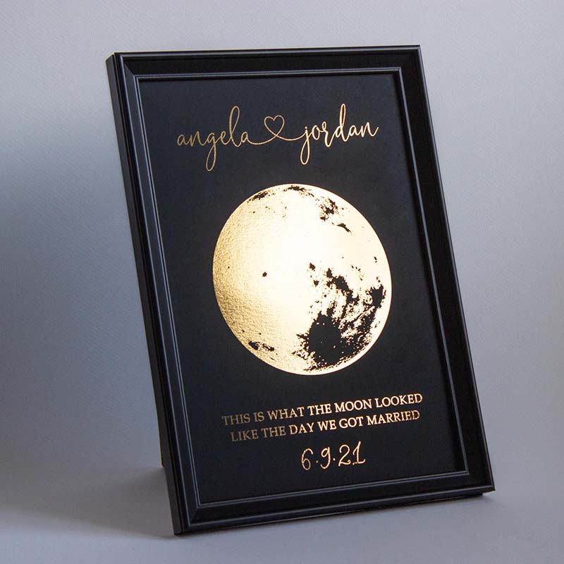 Custom Gift Moon Phase With Custom Text & Date