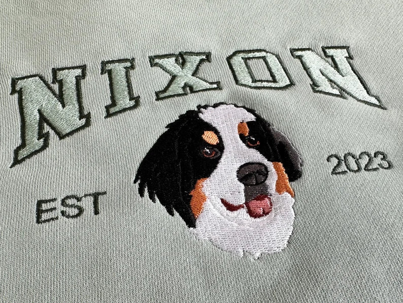 Personalized Dog Sweatshirt Custom Pet Face Hoodie from Your Photo