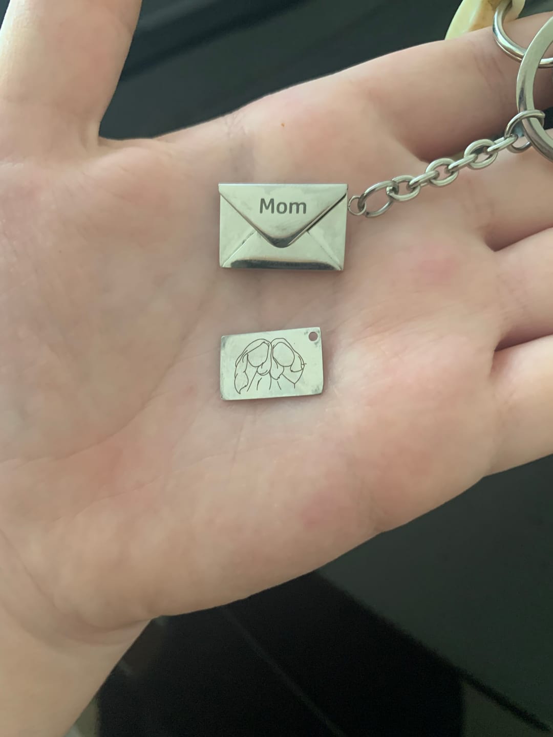 Custom Engraved Secret Letter Necklace